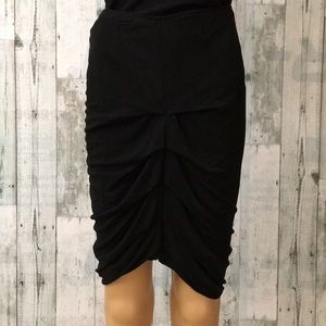 Black pencil skirt